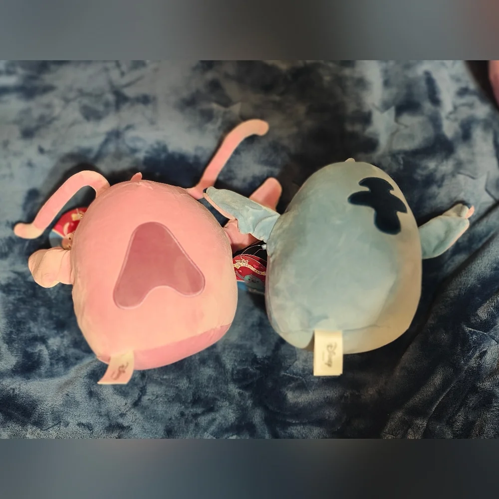 Angel And Stitch Valentine's Fluffy Toys.